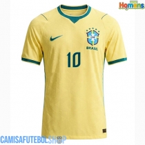 Camisa de time de futebol Brasil Vinicius Junior #10 Replicas 1º Equipamento Mundo 2026 Manga Curta